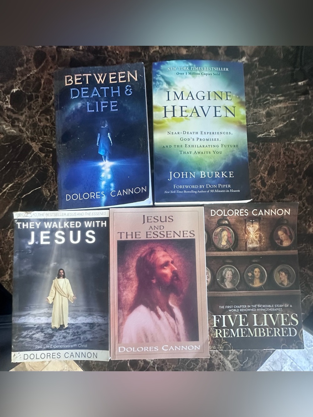 Set of 6 Spiritual & After Death Books Featuring Dolores Cannon